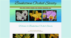 Desktop Screenshot of bankstownorchidsociety.org.au